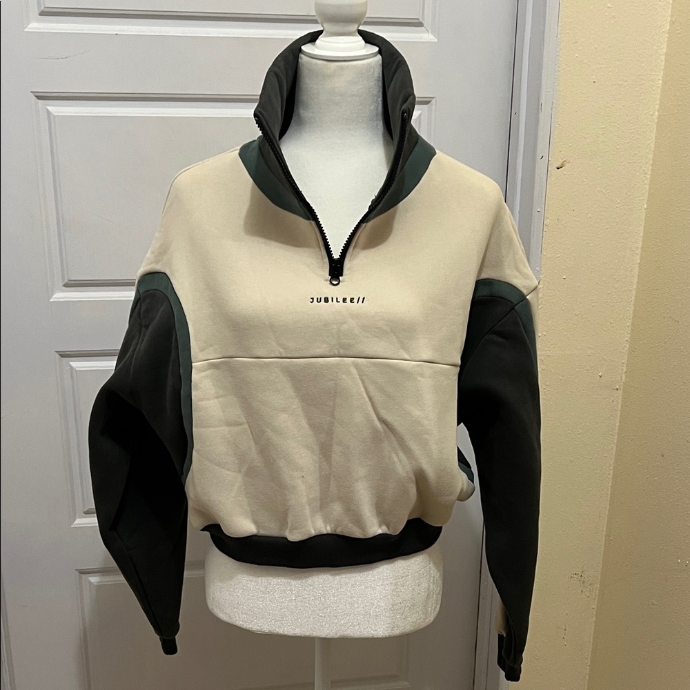 Jubilee// Multicolor Cropped Pullover - image 1